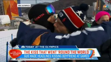 Gus Kenworthy on public Olympic kiss