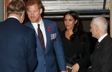 Meghan Markle and Prince Harry reunite with Will and Kate amid news of the foursome’s split