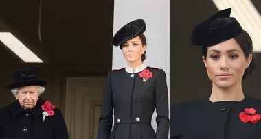 Why Meghan Markle Didn’t Stand with the Queen, Kate and Camilla at Remembrance Ceremony
