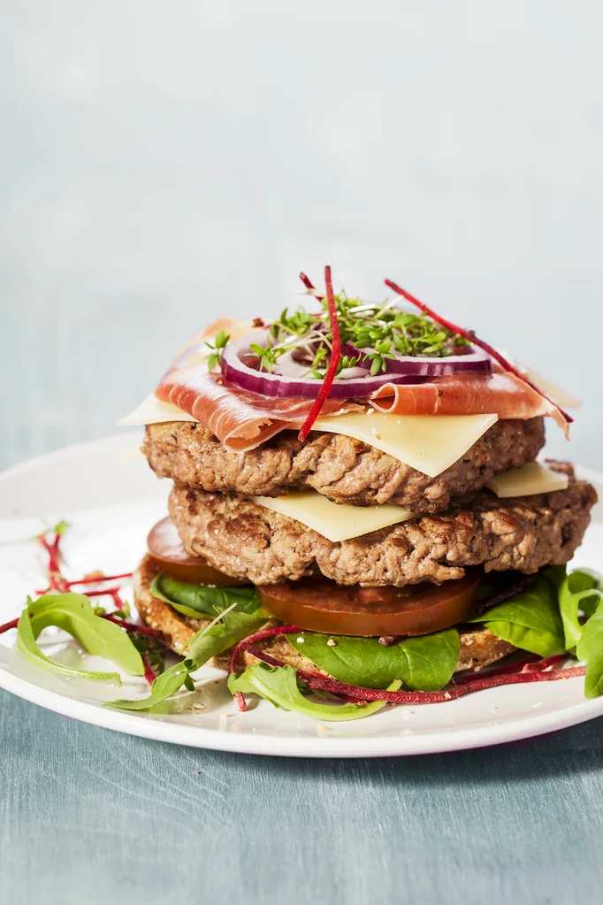 Get stuck in to a bunless burger