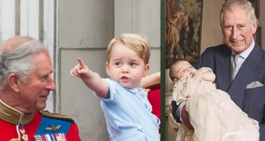 A brand new photo of Prince Charles holding a baby Prince George has surfaced