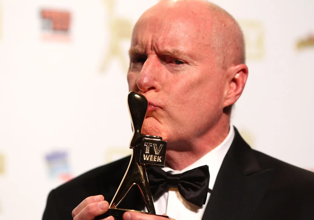 Ray Meagher (Alf from Home and Away) with Logie