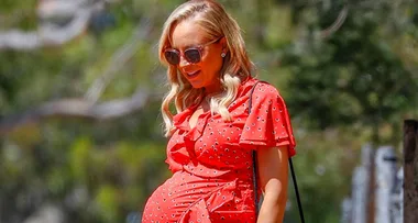 Carrie Bickmore’s officially ready to give birth