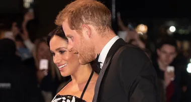 Meghan Markle is a glittering princess as she steps out with Prince Harry for the Royal Variety Performance