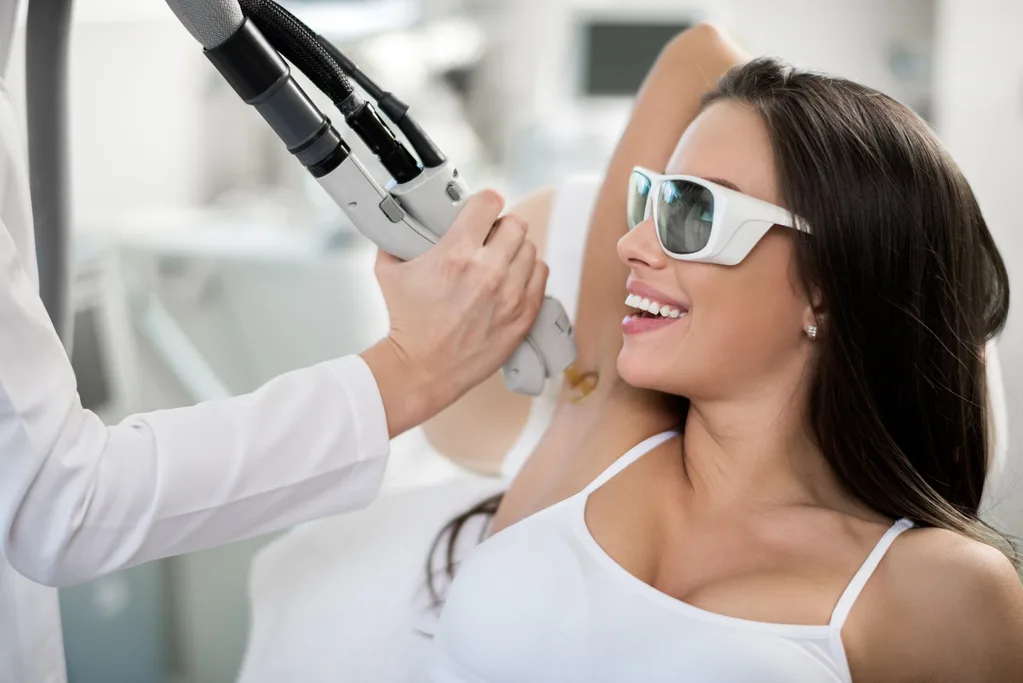 Laser removal is quick and easy