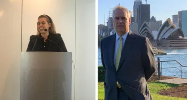 Princess Beatrice and Prince Andrew are in Australia