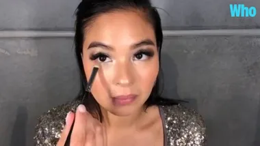 WATCH: Recreate Emma Stone’s metallic eye makeup look