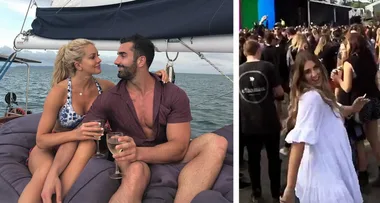 Taite Radley flirts up a storm as Ali Oetjen is no where to be seen