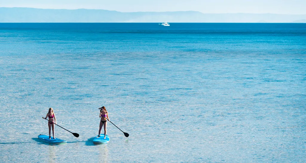 Paddle boarding at Orpheus Island