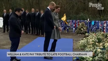 Kate Middleton and Prince William pay tribute to a friend