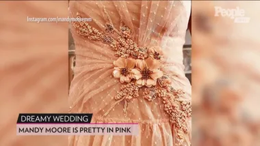 Inside Mandy Moore’s pretty pink wedding