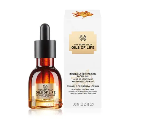 Body shop facial oil