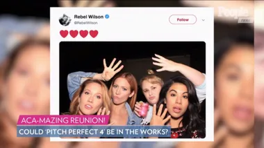 Anna Kendrick Hangs with Her Pitch Perfect Castmates