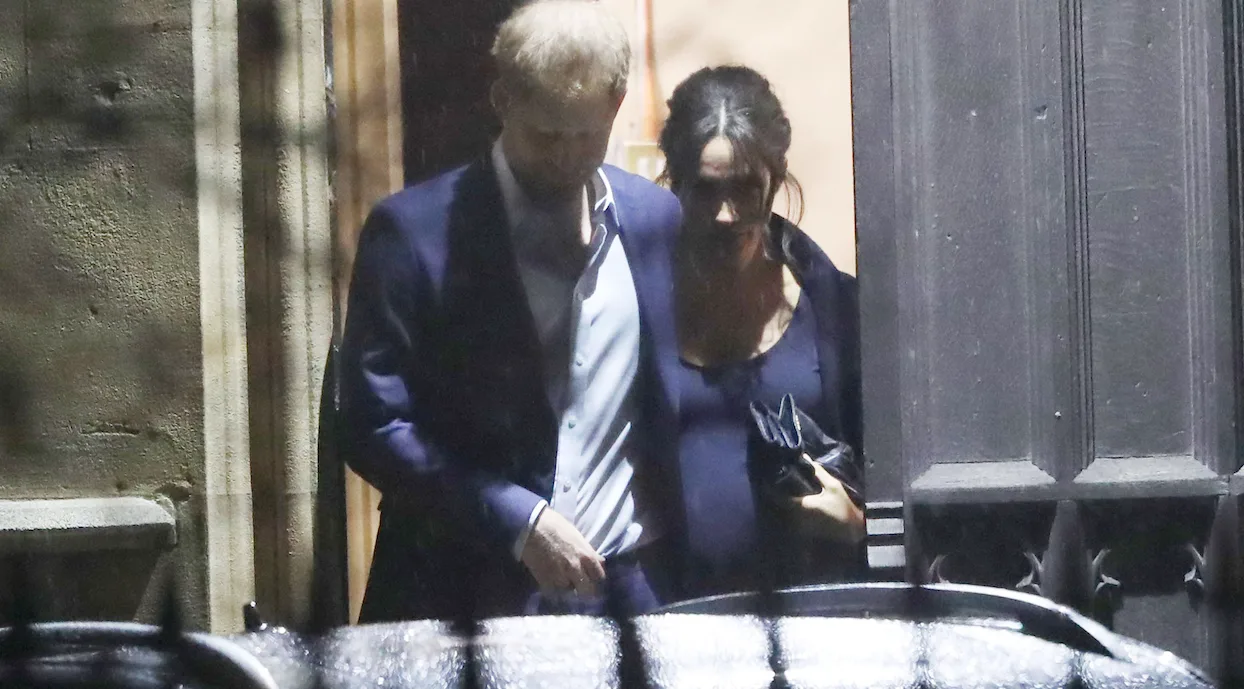 Duchess Meghan attends Christmas Carols with growing baby bump on display