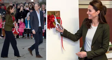 Kate Middleton just copied Meghan Markle’s signature pants