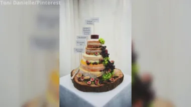 Meghan Markle and Prince Harry received a five-tier *cheese* wedding cake, and it is so Pinterest-worthy