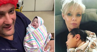Brendan Fevola shares a sweet photo of his baby girl Tobi with Alex
