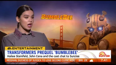 Hailee Steinfeld, John Cena and cast chat to Sunrise about ‘Bumblebee’