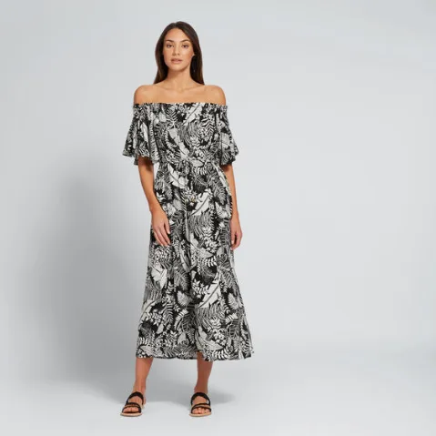 off the shoulder dress