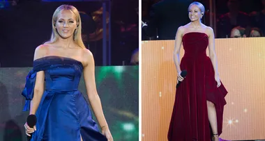 Samantha Jade stuns at Carols By Candlelight with 2 outfit changes.