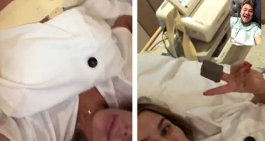 Skye Wheatley facetimes from hospital