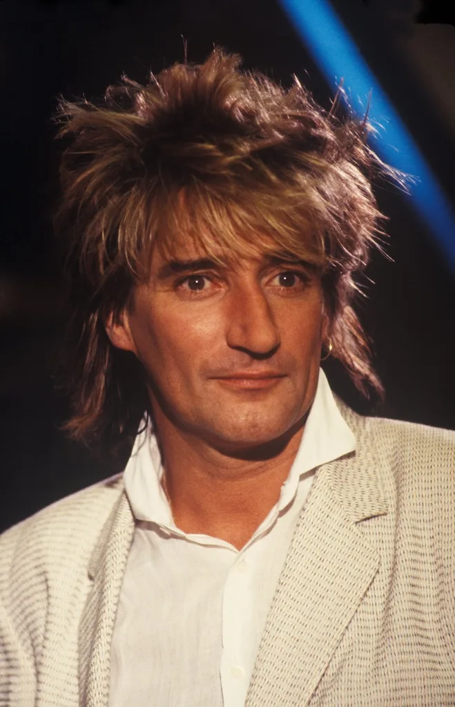 If anyone can pull off the mullet, it's Rod Stewart