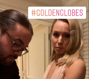What celebs posted on their Instagram for Golden Globes day