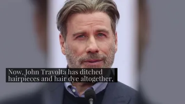 John Travolta Debuts New Hair Style