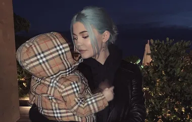 Kylie posts video of Stormi waving goodbye with a Louis Vuitton bag