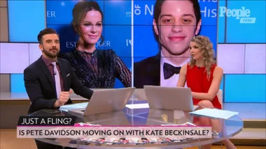 Kate Beckinsale Ribs Fan Shading Her for Chatting Up Pete Davidson at Golden Globes Afterparty