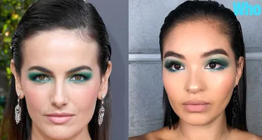 Makeup tutorial: Camilla Belle’s electric eyeshadow