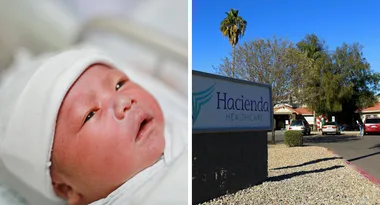 Panicked 911 call after woman in coma gives birth in nursing facility