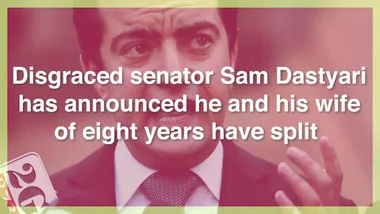 Disgraced senator Sam Dastyari announces split with his wife of eight years