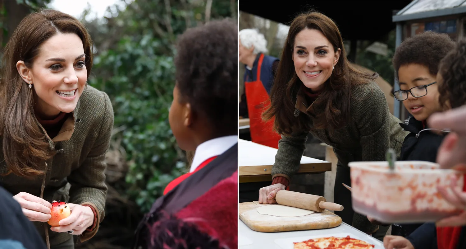Kate Middleton has the best reaction when a child asked if the queen ate pizza