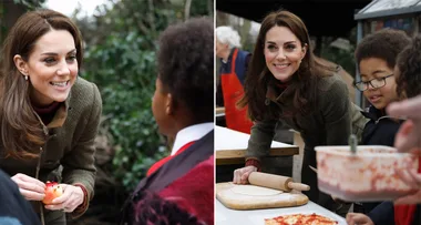 Kate Middleton has the best reaction when a child asked if the queen ate pizza