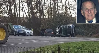 Prince Philip has been in a car crash