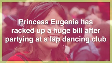 Princess Eugenie racked up huge bill for party at lap dancing club claims source