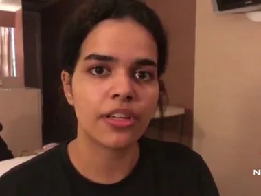 Saudi teen Rahaf Mohammed Alqunun on her way to Canada