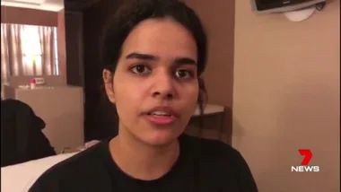 Saudi teen Rahaf Mohammed Alqunun on her way to Canada