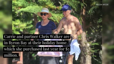 Carrie Bickmore’s Beach Baby Joy