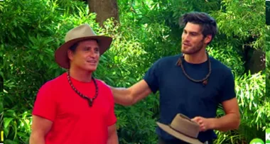 Justin Lacko aka “the chosen one” meets Shane Crawford aka AFL megastar on I’m a Celeb