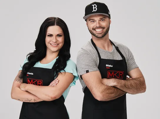 Blake and amanda mkr