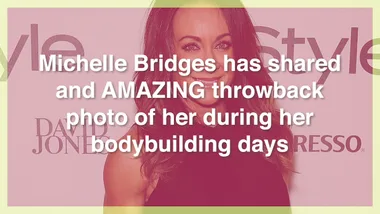 Michelle Bridges shows off AMAZING throwback bodybuilding pics