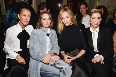 Celebs attend Paris Fashion Week