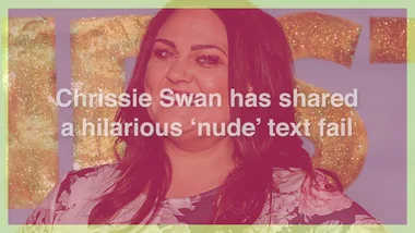 Chrissie Swan shares HILARIOUS ‘nude’ text fail