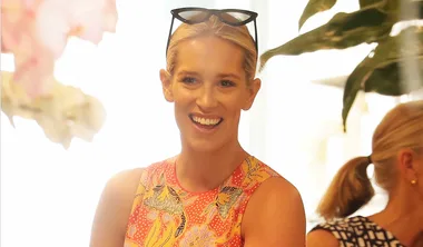 PICS: Why Phoebe Burgess is smiling again following marriage split