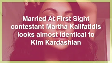 Married At First Sight 2019’s Martha Kalifatidis looks almost identical to Kim Kardashian