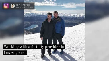 Ian Thorpe baby news