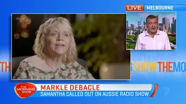 Samantha Markle called out on Australian radio show