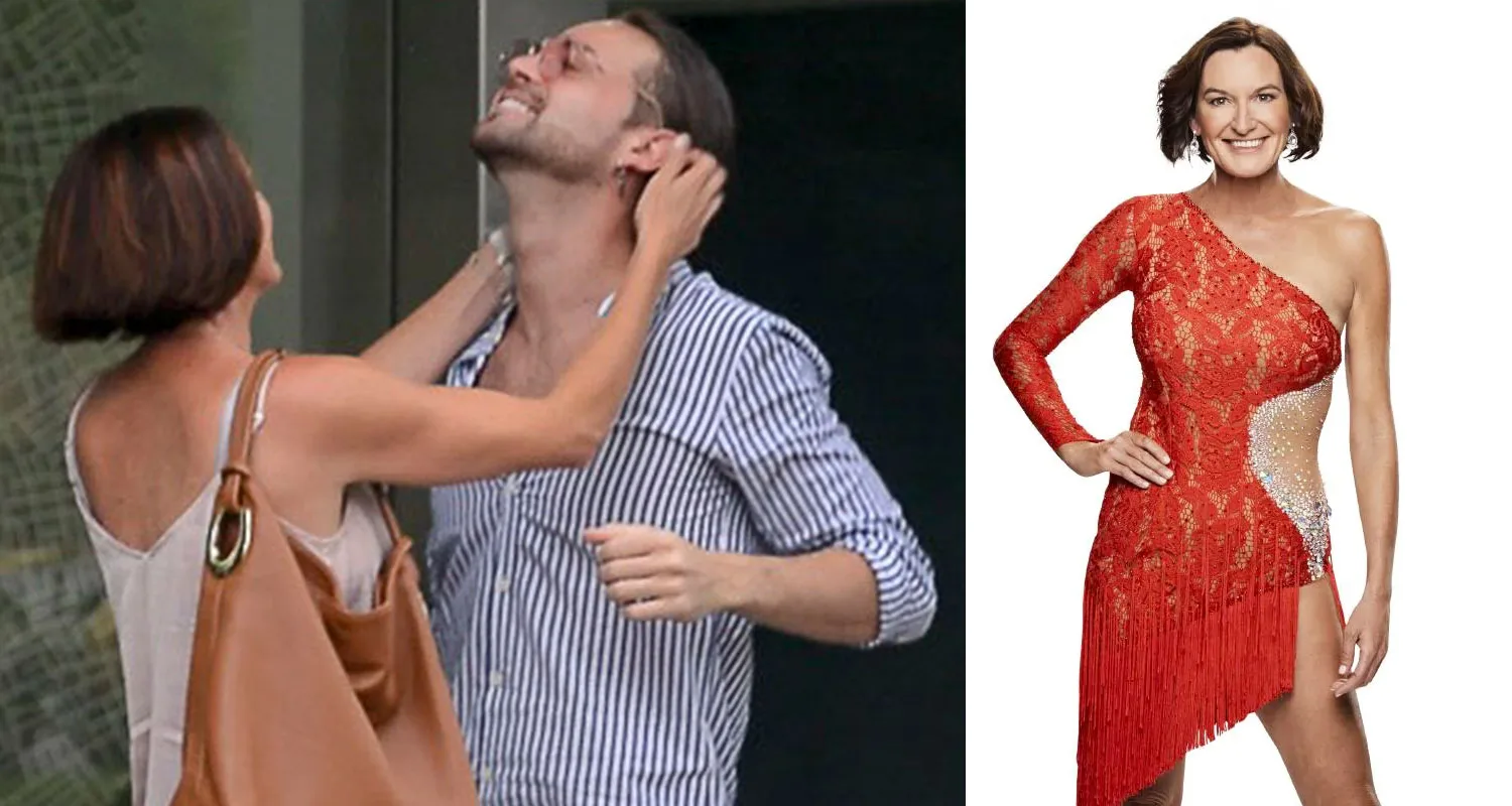 PHOTO EXCLUSIVE: Cassandra Thorburn looks very happy with DWTS dance partner Marco De Angelis